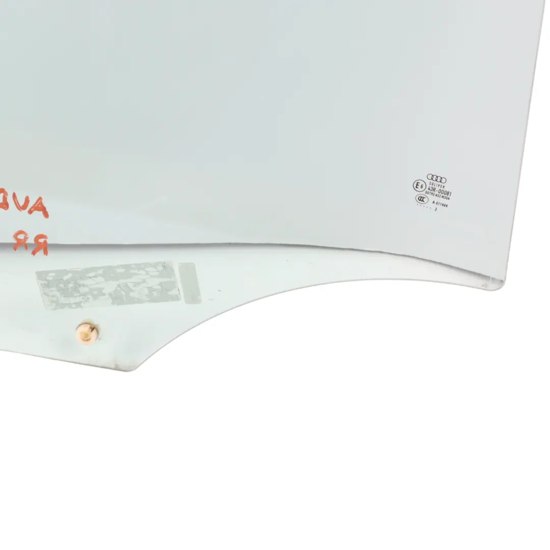 Audi A1 8X Puerta Trasera Ventana Cristal AS2 Derecha - SKU 8X4845206 - Número de pieza 8X4845206