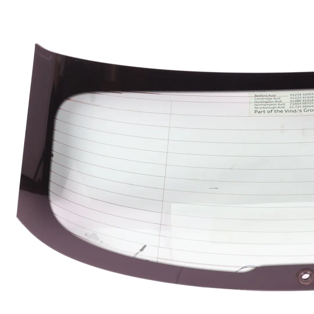 Audi A1 8X Finestra posteriore portellone bagagliaio AS2 vetrificata - SKU 8X4845501A - Numero di parte 8X4845501A
