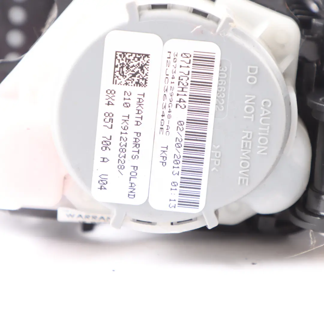 Audi A1 8X Ceinture de sécurité avant droite - SKU 8X4857706A - Numéro de pièce 8X4857706A
