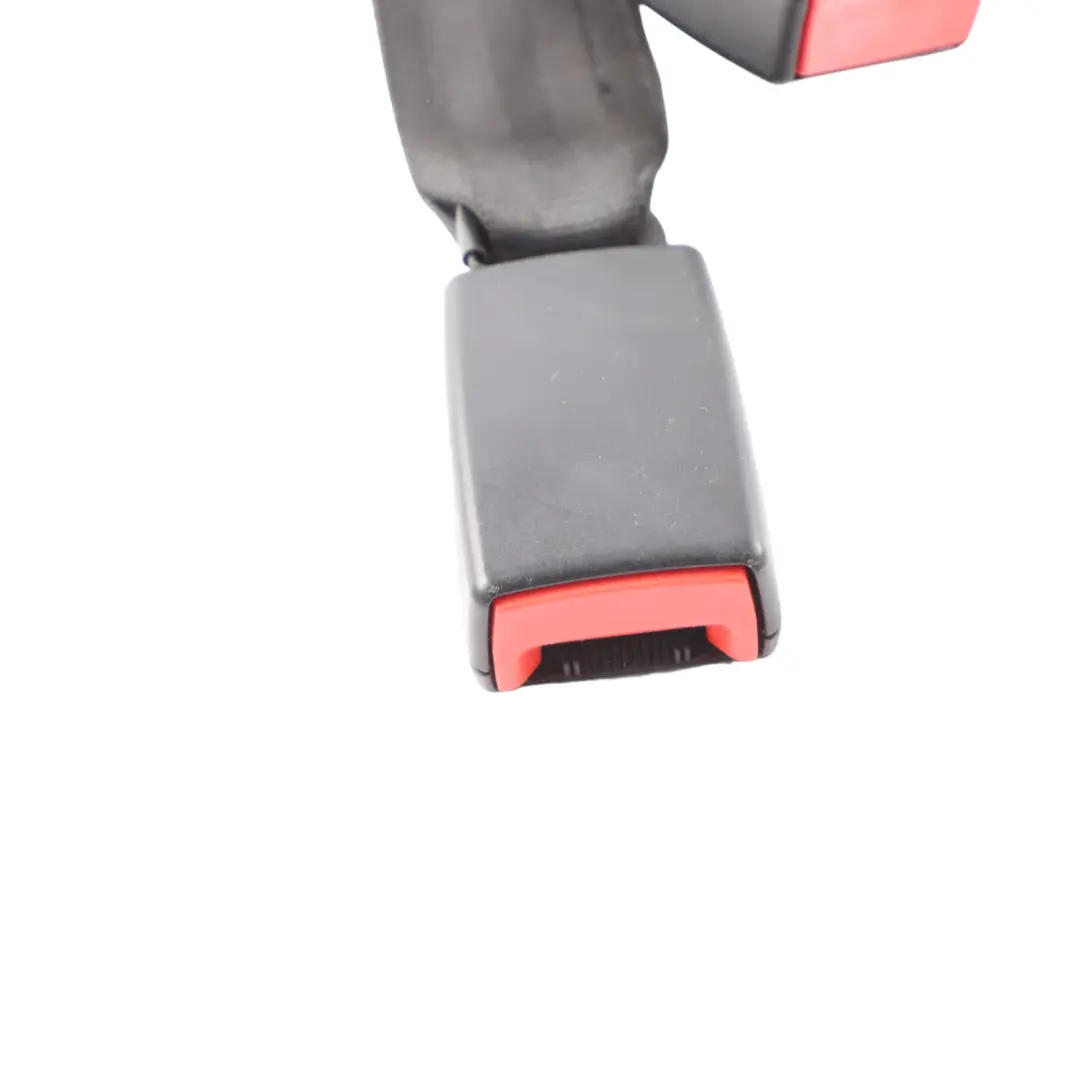 Audi A1 8X hebilla cinturón trasero izquierdo doble hebilla retención - SKU 8X4857739C - Número de pieza 8X4857739C
