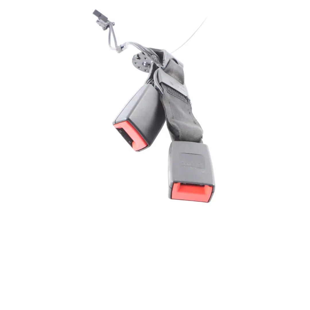 Audi A1 8X hebilla cinturón trasero izquierdo doble hebilla retención - SKU 8X4857739C - Número de pieza 8X4857739C