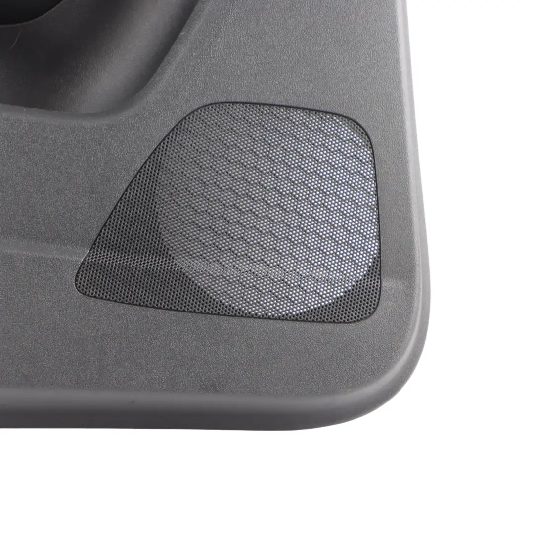 Audi A1 8X Tapa Tarjeta Puerta Trasera Izquierda Panel Negro - SKU 8X4867303 - Número de pieza 8X4867303