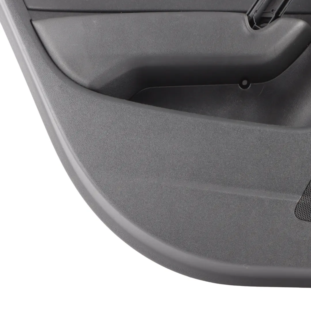Audi A1 8X Tapa Tarjeta Puerta Trasera Izquierda Panel Negro - SKU 8X4867303 - Número de pieza 8X4867303