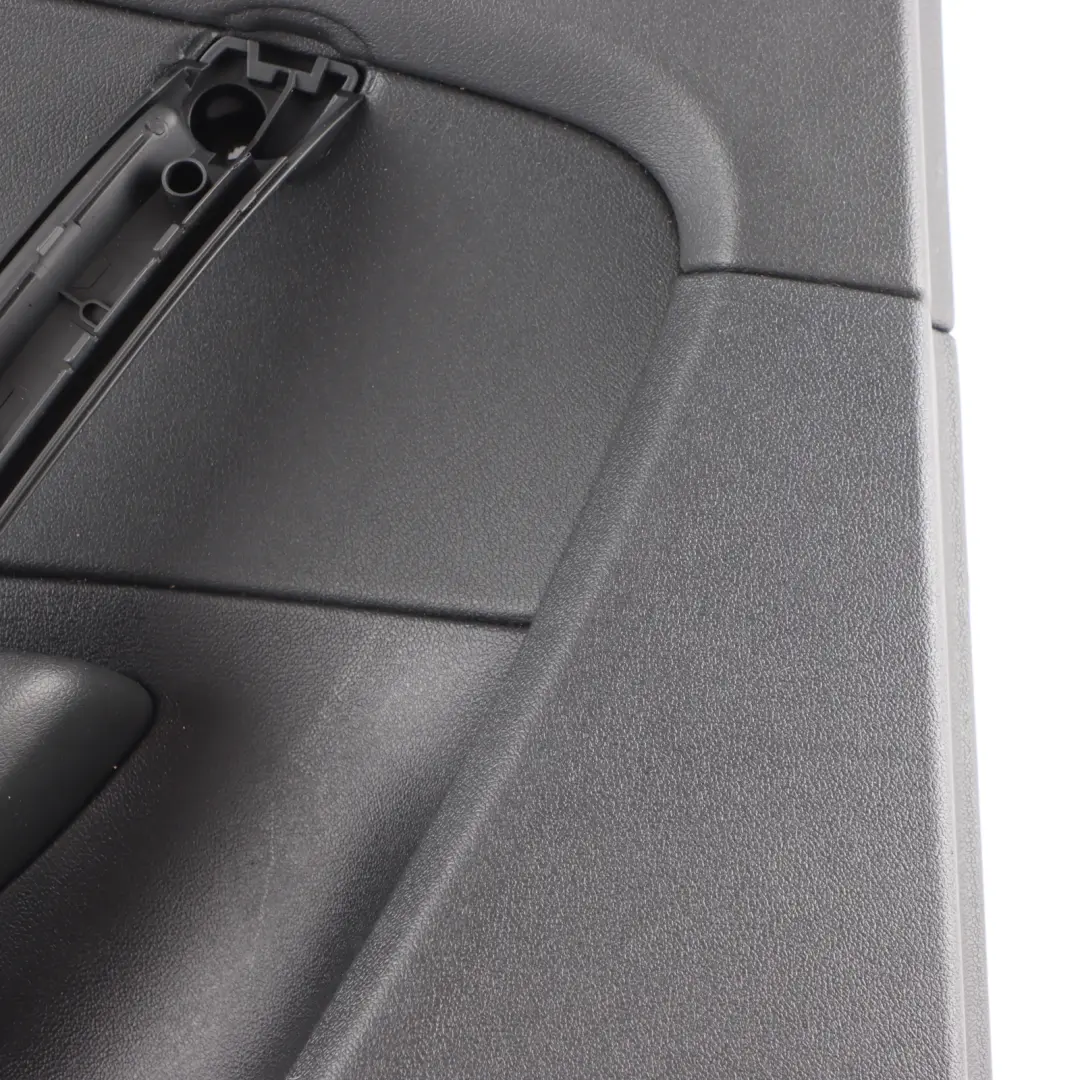Audi A1 8X Tapa Tarjeta Puerta Trasera Izquierda Panel Negro - SKU 8X4867303 - Número de pieza 8X4867303