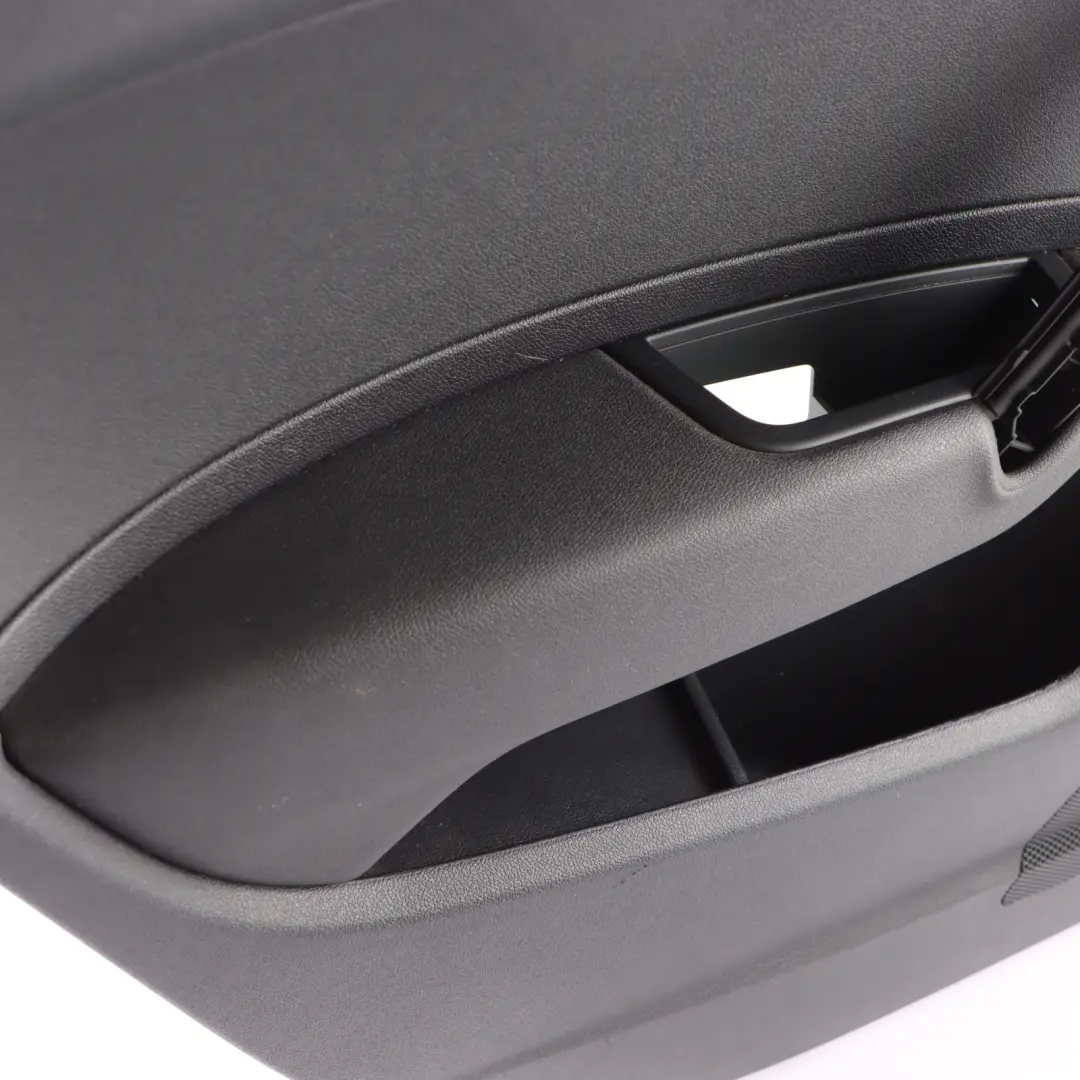 Audi A1 8X Tapa Tarjeta Puerta Trasera Izquierda Panel Negro - SKU 8X4867303 - Número de pieza 8X4867303