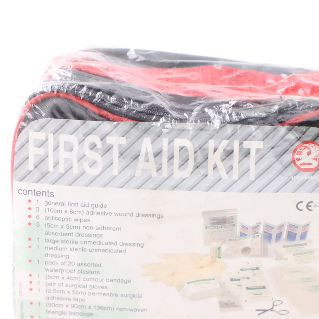 Aid Kit Pouch Emergency Kit Set to Vauxhall First with Part number 91142952 Vauxhall First Aid Kit Pouch Emergency Kit Set - SKU 91142952 - Part number 91142952