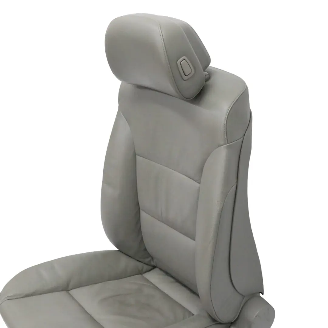 BMW E60 E61 LCI Vorne Links Sitz Leder Dakota Grau Interieur - SKU 9143859-1 - Teilenummer 9143859