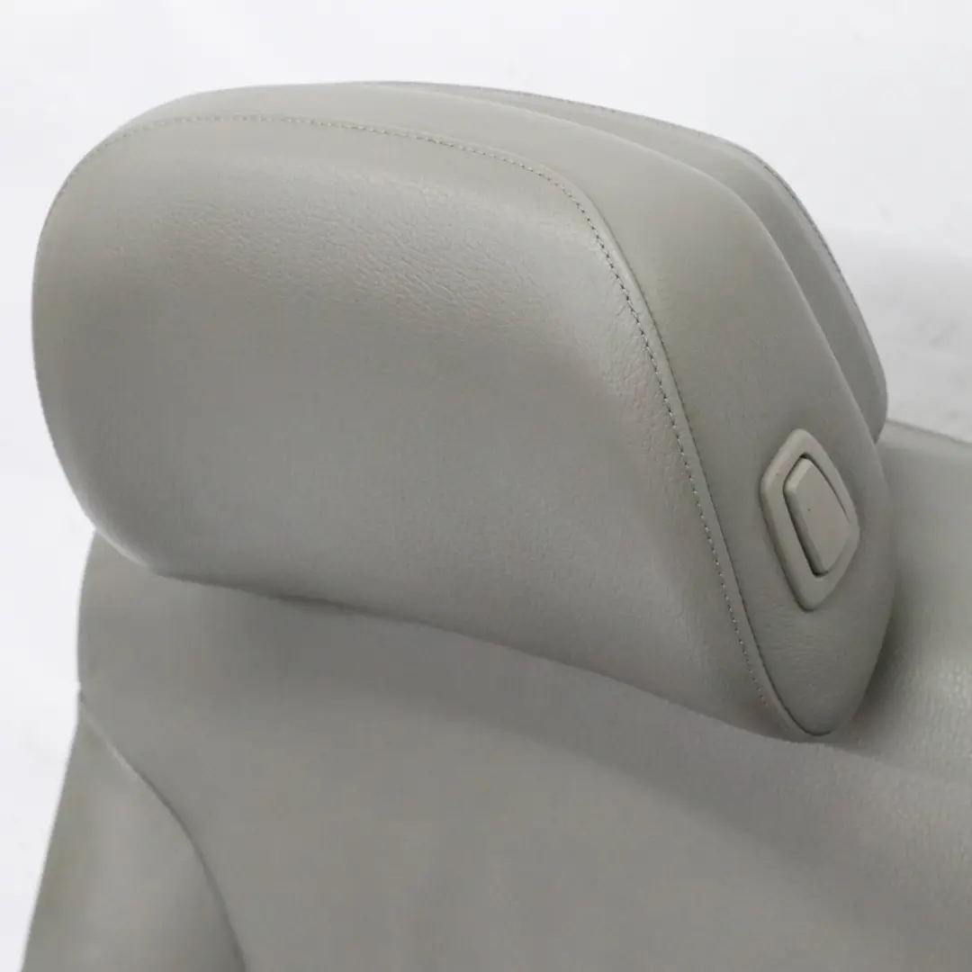 Front Left N/S Seat Leather Dakota Grey Interior to BMW E60 E61 LCI with Part number 9143859 BMW E60 E61 LCI Front Left N/S Seat Leather Dakota Grey Interior - SKU 9143859-1 - Part number 9143859