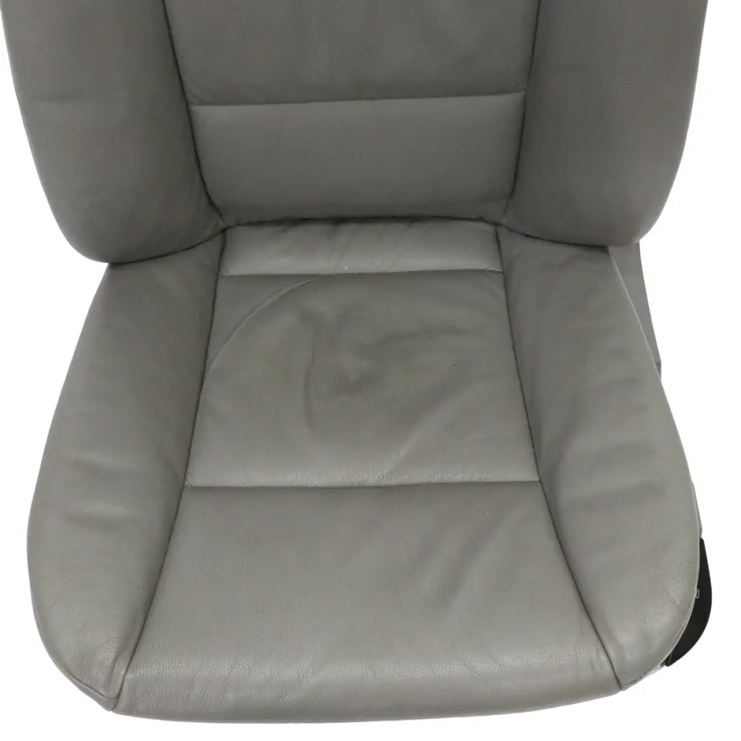 BMW E60 E61 LCI Vorne Links Sitz Leder Dakota Grau Interieur - SKU 9143859-1 - Teilenummer 9143859