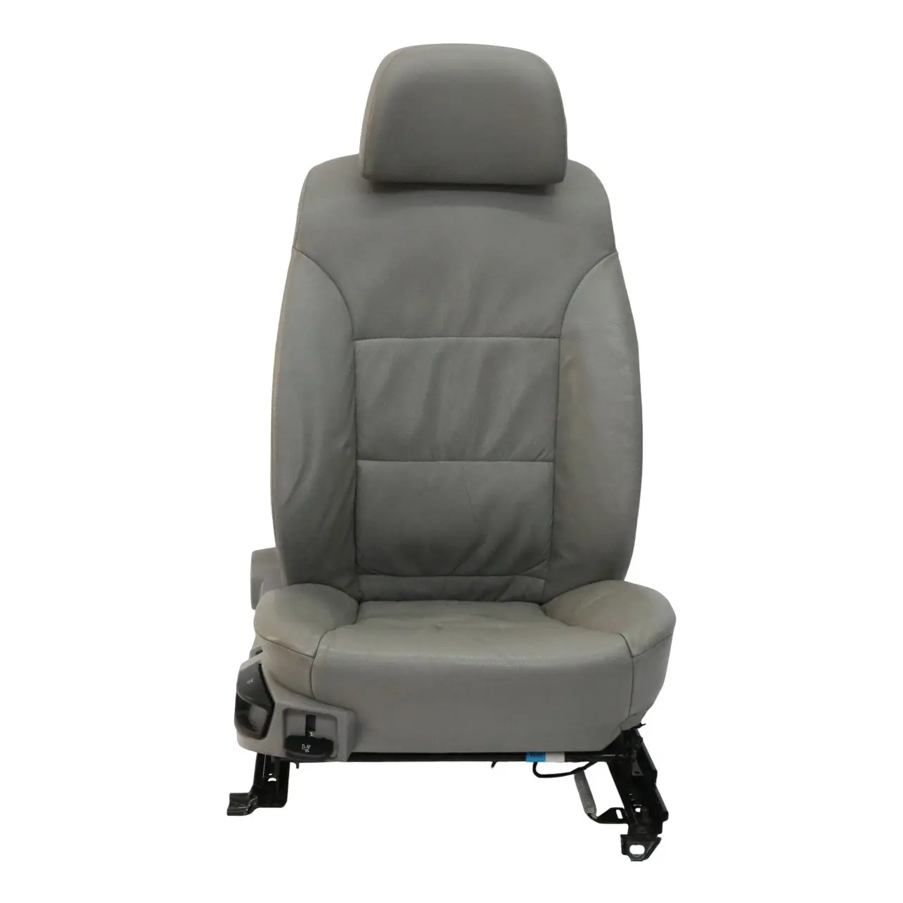 BMW E60 E61 LCI Asiento Delantero Derecho Cuero Interior Gris Dakota
