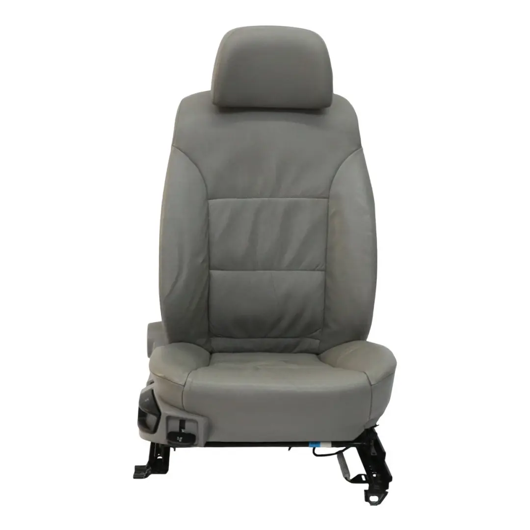 BMW E60 E61 LCI Sedile anteriore destro Pelle Dakota Grigio Interno - SKU 9143859-2 - Numero di parte 9143859