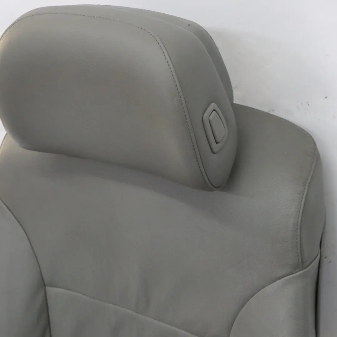 BMW E60 E61 LCI Vorne Rechts Sitz Leder Dakota Grau Innenausstattung - SKU 9143859-2 - Teilenummer 9143859