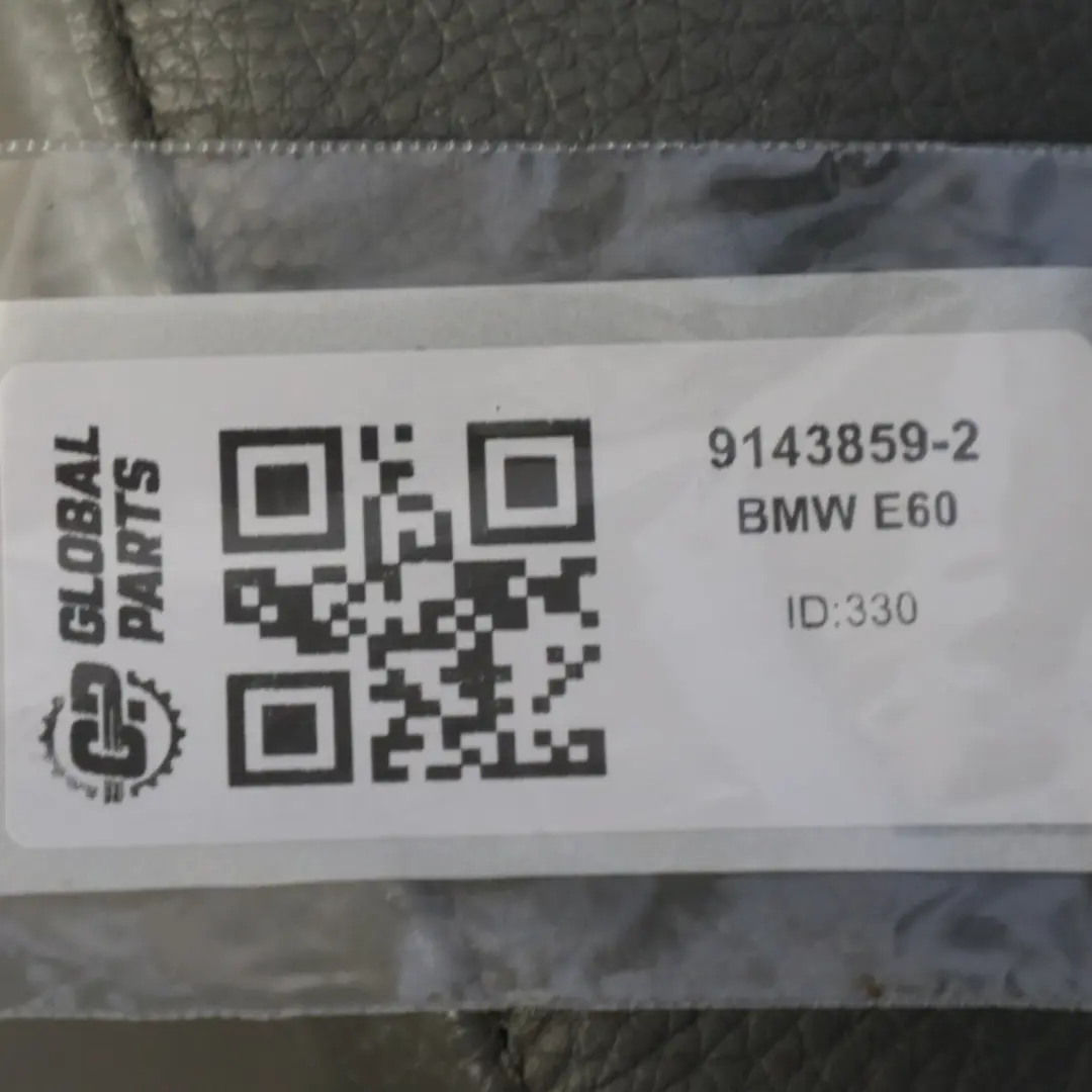 BMW E60 E61 LCI Vorne Rechts Sitz Leder Dakota Grau Innenausstattung - SKU 9143859-2 - Teilenummer 9143859