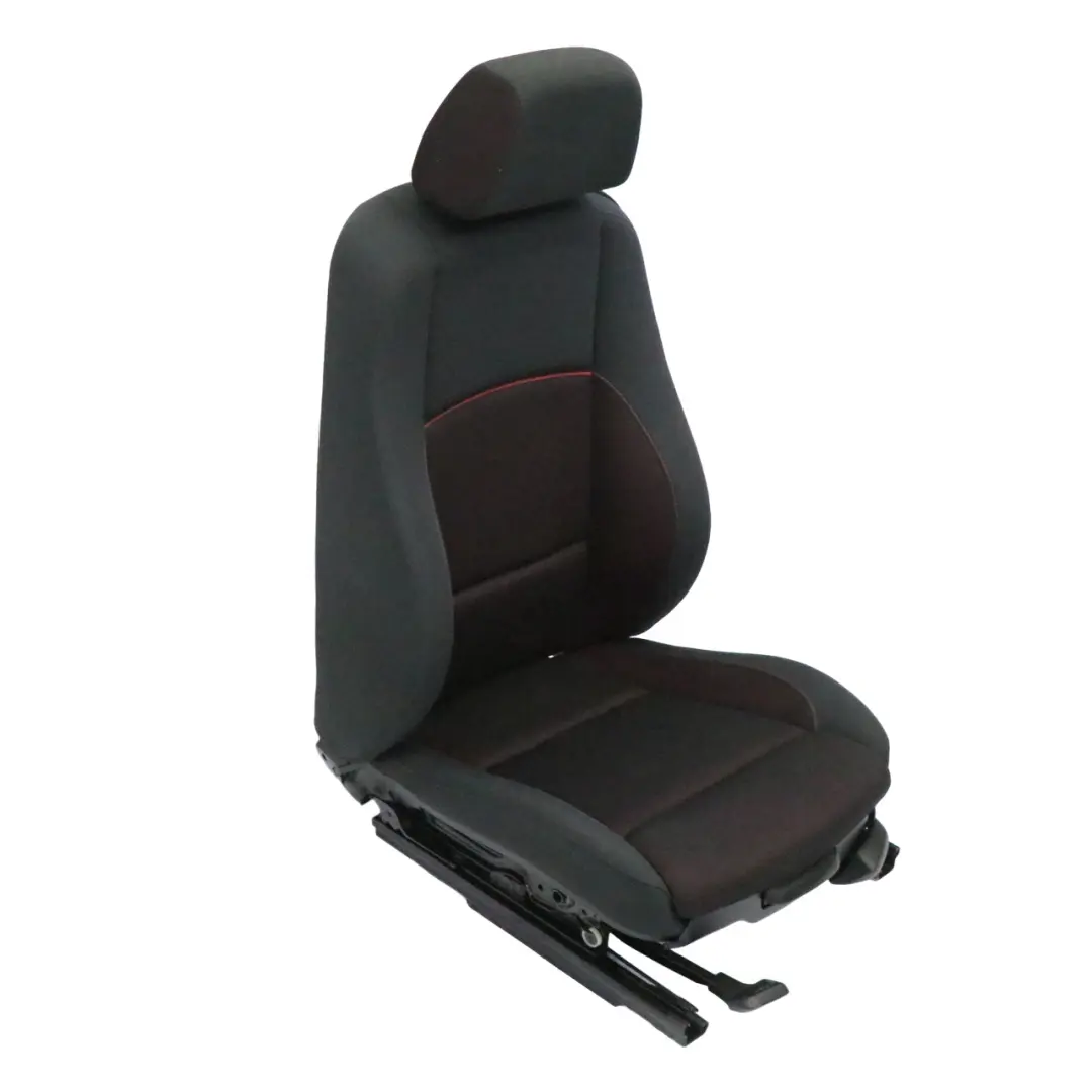 Front Seat M Sport Left N/S Interior Cloth Fabric Network Cranberry Red to BMW E81 with Part number 9164887 BMW E81 Front Seat M Sport Left N/S Interior Cloth Fabric Network Cranberry Red - SKU 9164887 - Part number 9164887