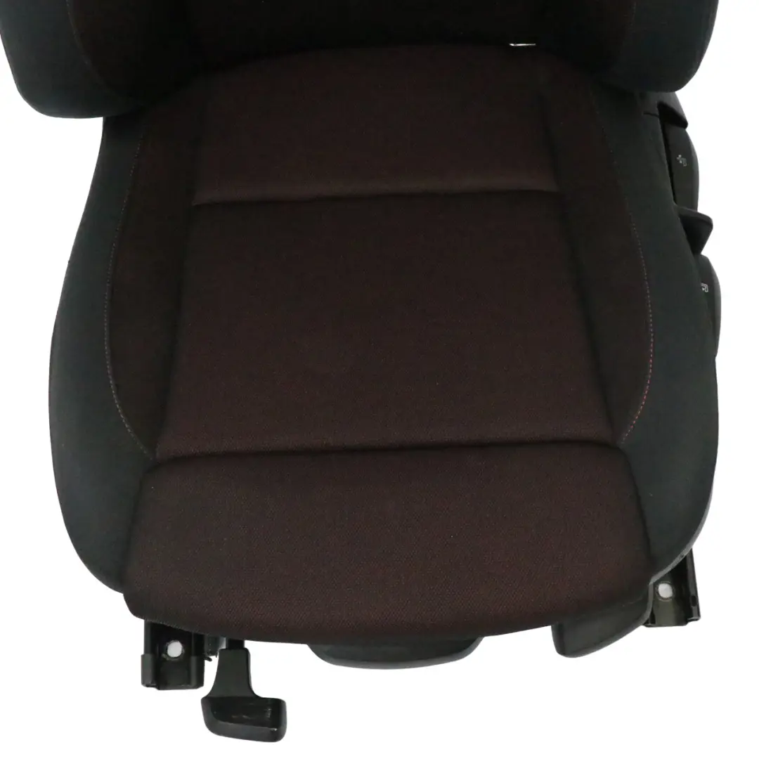 BMW E81 Front Seat M Sport Left N/S Interior Cloth Fabric Network Cranberry Red - SKU 9164887 - Part number 9164887