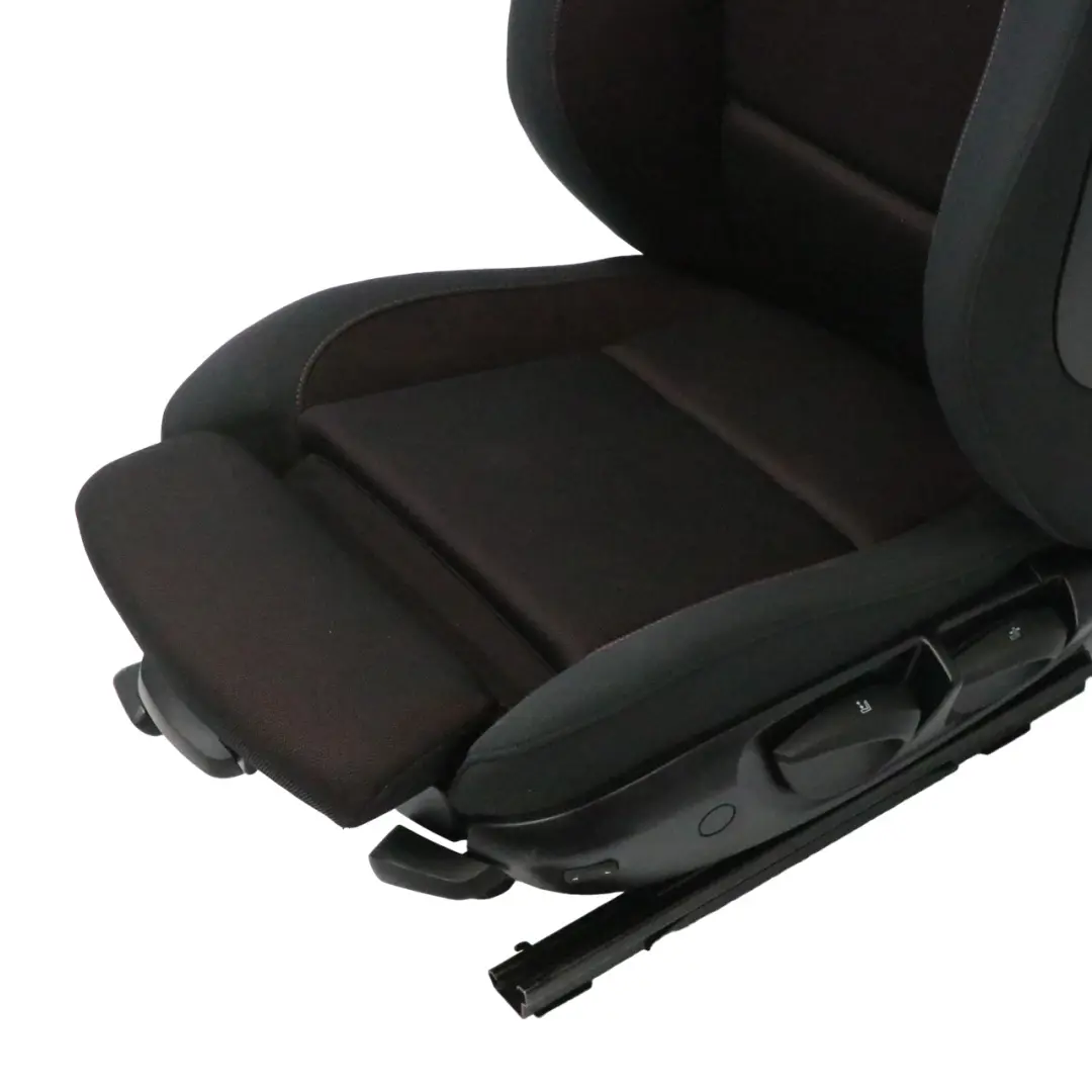 BMW E81 Front Seat M Sport Left N/S Interior Cloth Fabric Network Cranberry Red - SKU 9164887 - Part number 9164887