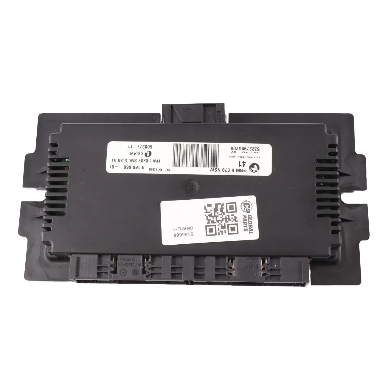 BMW X5 E70 Unité contrôle d'éclairage l'habitacle ECU FRM II AHL Lear 9166666