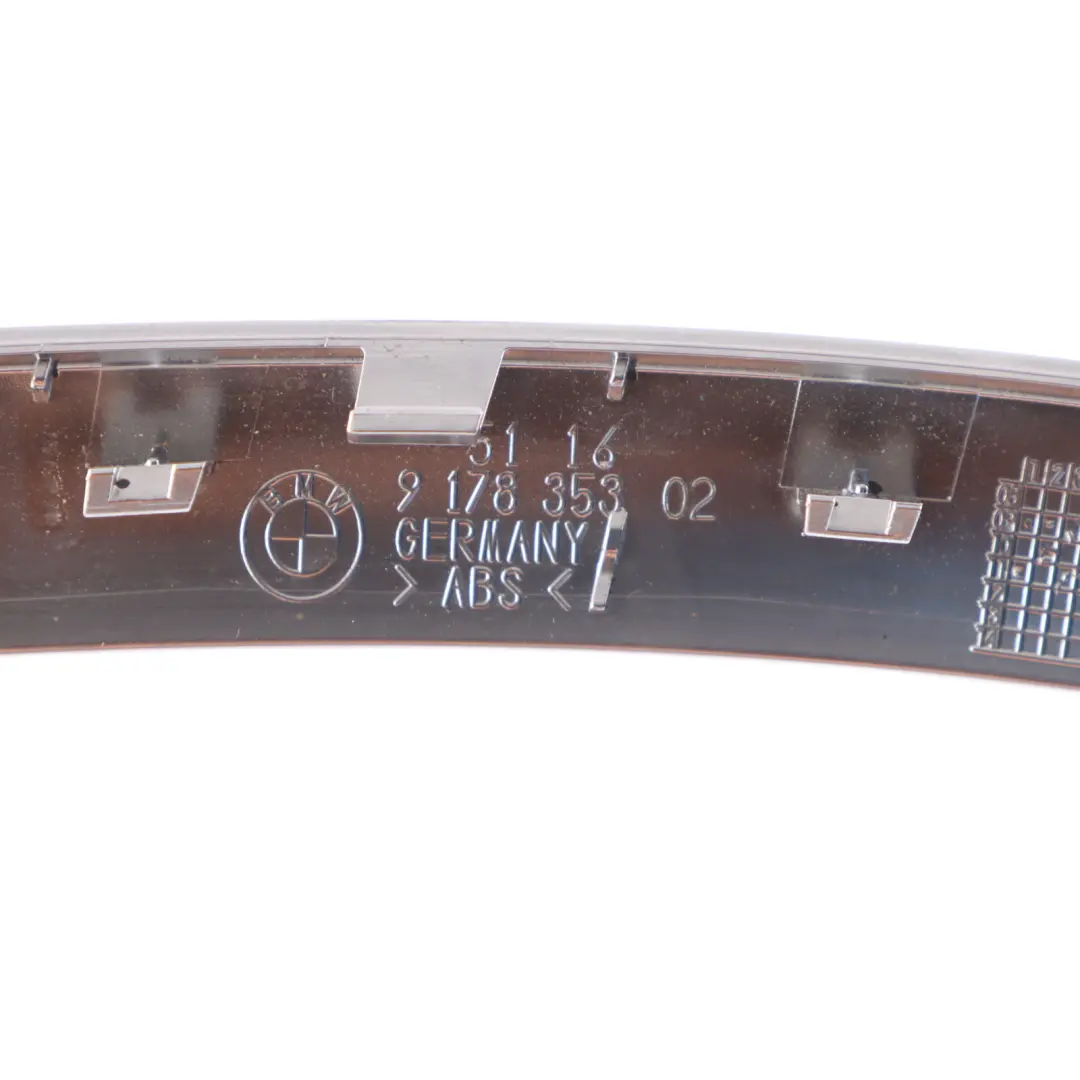 Left N/S Centre Console Air Vent Accent Strip to BMW F07 Rear with Part number 9178353 BMW F07 Rear Left N/S Centre Console Air Vent Accent Strip - SKU 9178353 - Part number 9178353