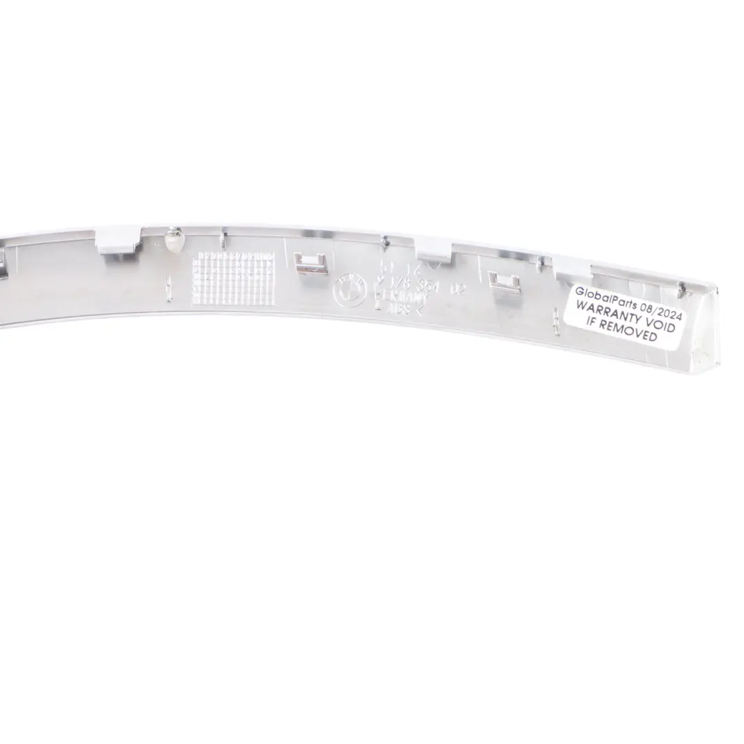 BMW F07 Hinten Rechts Mittel Konsole Luftauslass Akzentstreifen - SKU 9178354 - Teilenummer 9178354