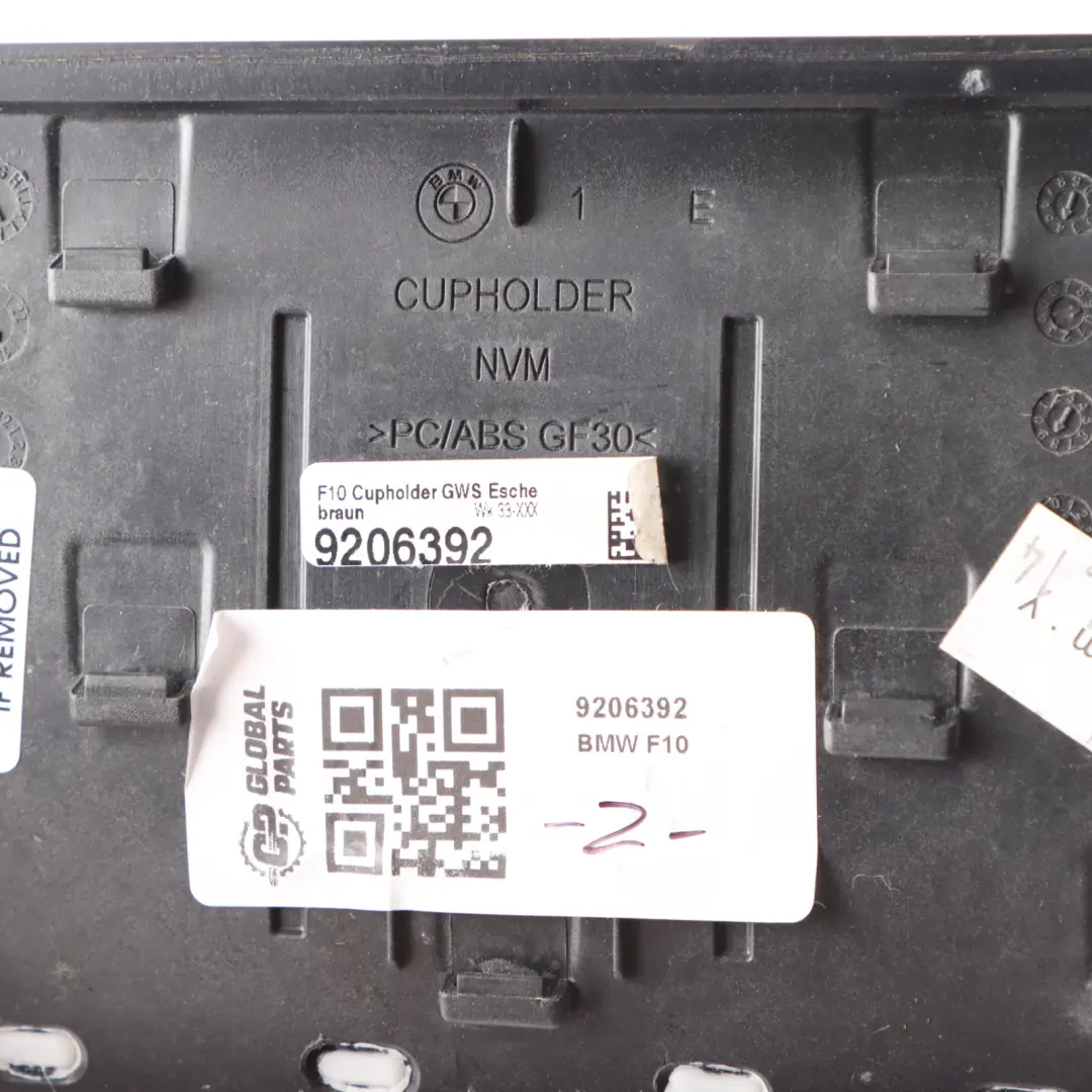 Centre Console Ashtray BMW F10 F11 Compartment Storage Ash Tray Lid Wood to with Part number 9206392 Centre Console Ashtray BMW F10 F11 Compartment Storage Ash Tray Lid Wood - SKU 9206392 - Part number 9206392