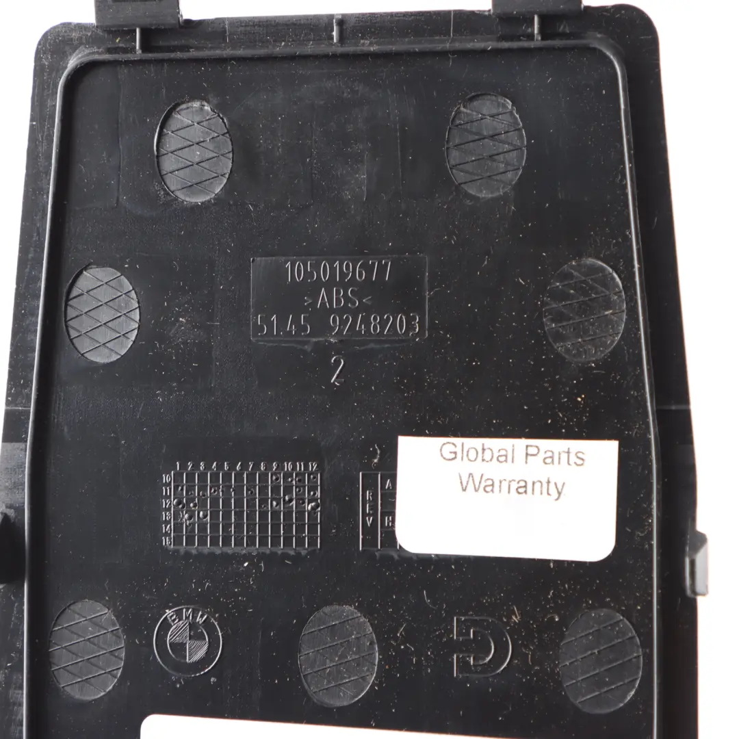 BMW X3 F25 Hinged Storage Compartment Tray Box Cargo Dashboard Bottom - SKU 9248203 - Part number 9248203