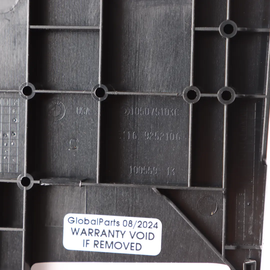 Storage Compartment BMW X5 F15 Rear Centre Console Flap Trim Black to with Part number 9252106 Storage Compartment BMW X5 F15 Rear Centre Console Flap Trim Black - SKU 9252106 - Part number 9252106