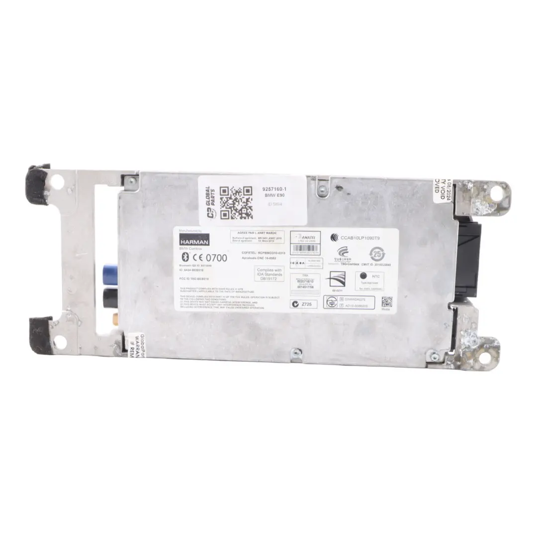 Bluetooth Combox Telematics Module to BMW E81 E87 E90 E91 LCI with Part number 9257160 BMW E81 E87 E90 E91 LCI Bluetooth Combox Telematics Module - SKU 9257160-1 - Part number 9257160
