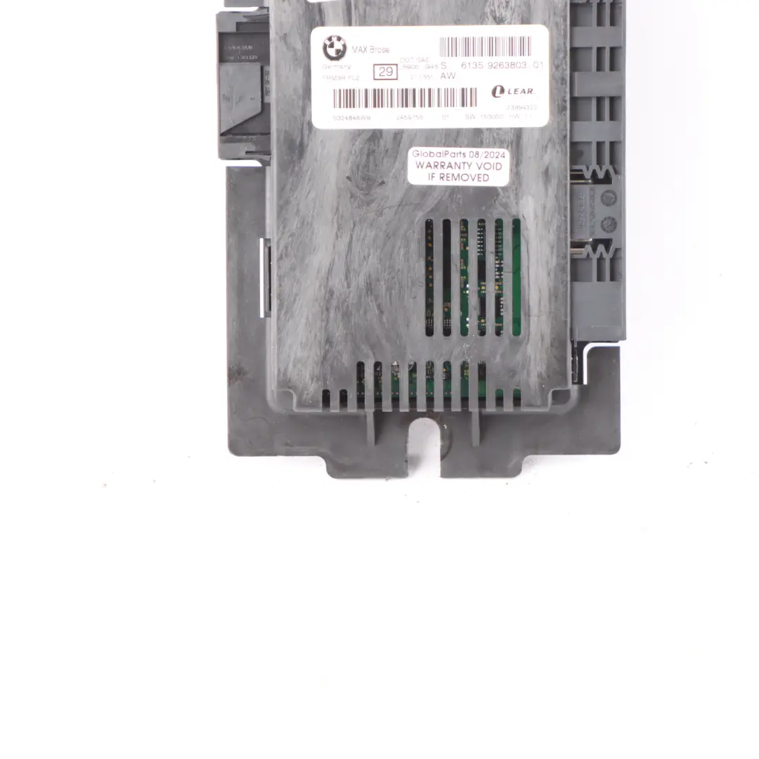 Brose Footwell Light Module Control Unit FRM3R PL2 Lear to BMW E92 Max with Part number 9263803 BMW E92 Max Brose Footwell Light Module Control Unit FRM3R PL2 Lear - SKU 9263803-3 - Part number 9263803