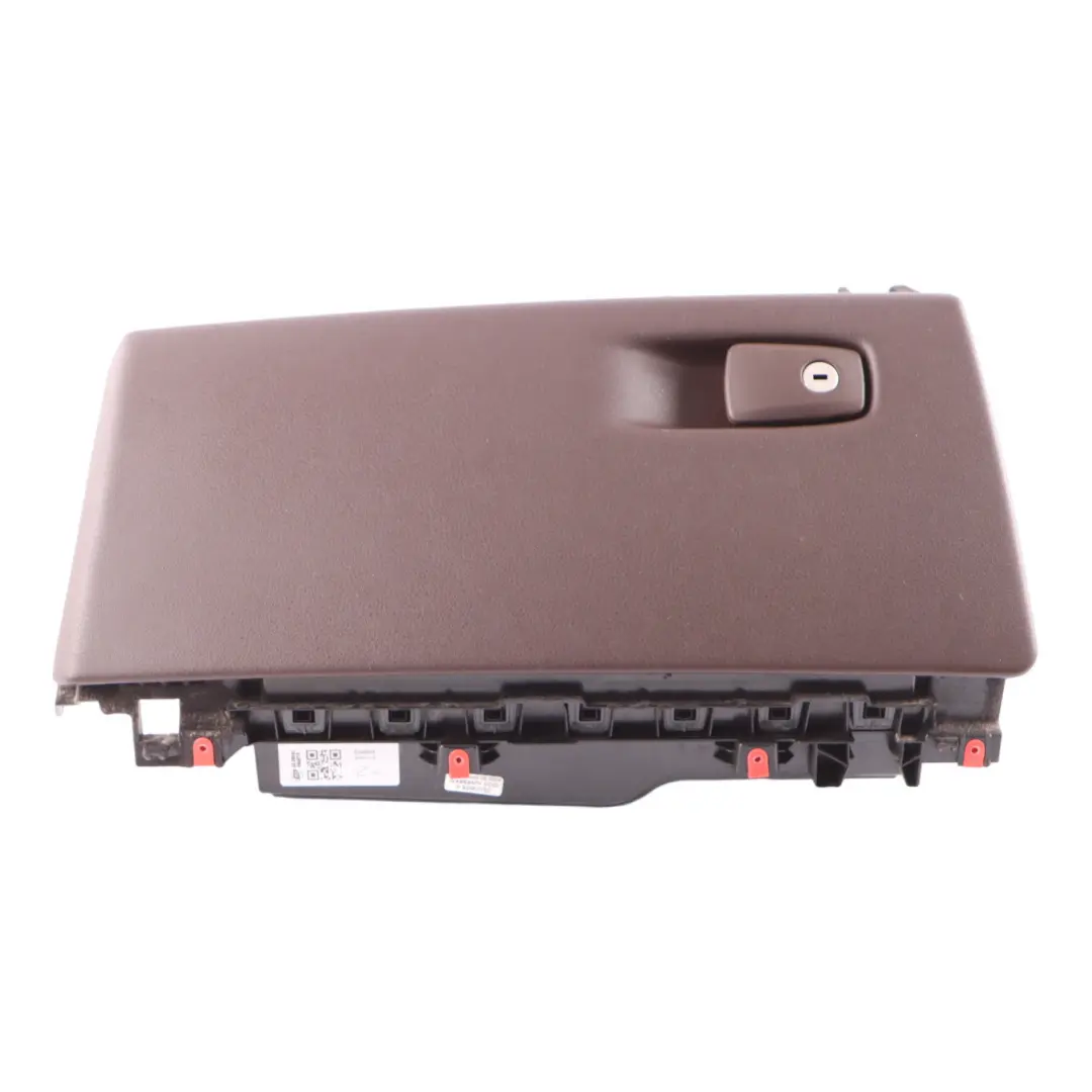 Glove Box Lid Storage Case Housing Mokka Mocha to BMW X5 F15 with Part number 9288605 BMW X5 F15 Glove Box Lid Storage Case Housing Mokka Mocha - SKU 9288605 - Part number 9288605