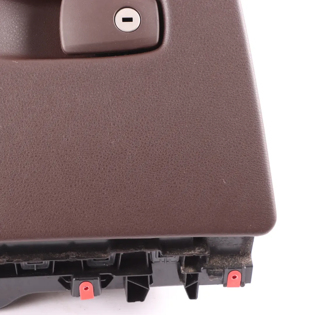 Glove Box Lid Storage Case Housing Mokka Mocha to BMW X5 F15 with Part number 9288605 BMW X5 F15 Glove Box Lid Storage Case Housing Mokka Mocha - SKU 9288605 - Part number 9288605