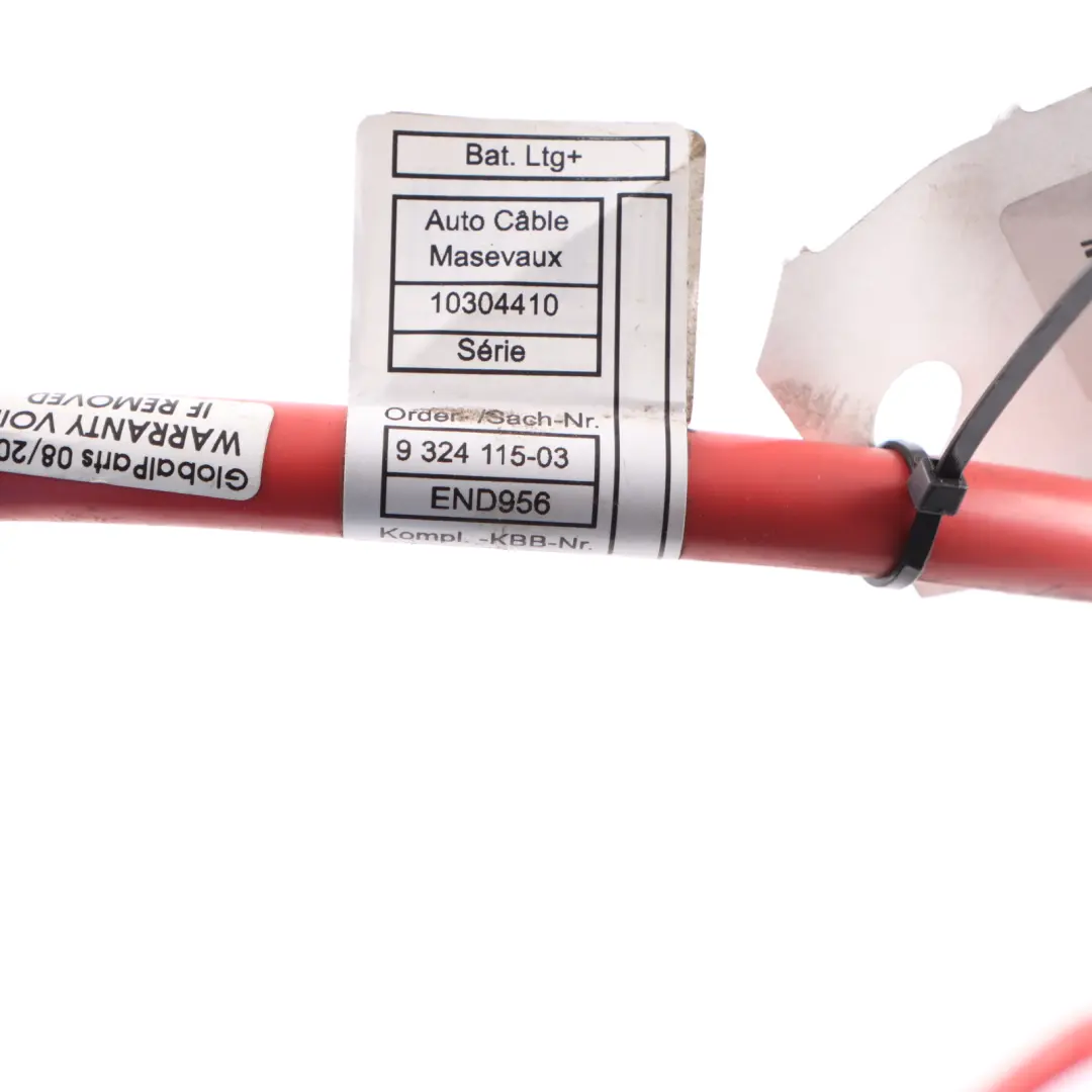 40eX N20 Positive HV Battery Wire Harness Loom Charging Cable to BMW X5 F15 with Part number 9324115 BMW X5 F15 40eX N20 Positive HV Battery Wire Harness Loom Charging Cable - SKU 9324115 - Part number 9324115