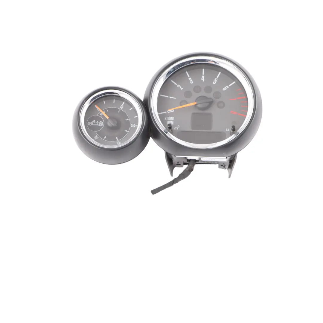Tachometer Gauge Revolution Counter Petrol to Mini Cooper R57 LCI R59 with Part number 9325834 Mini Cooper R57 LCI R59 Tachometer Gauge Revolution Counter Petrol - SKU 9325834 - Part number 9325834