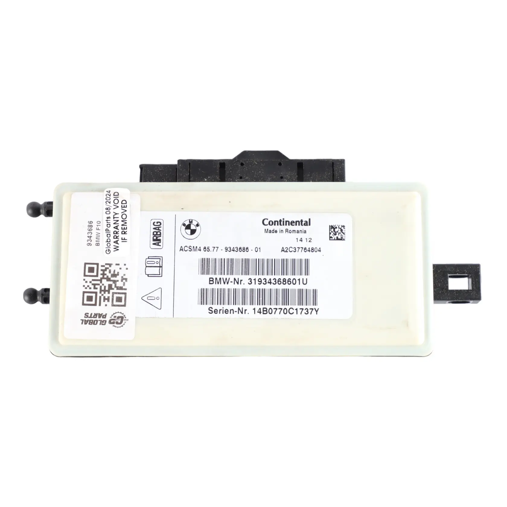 BMW F01 F07 F10 F11 F25 Módulo de Aire Unidad de Control 9343686