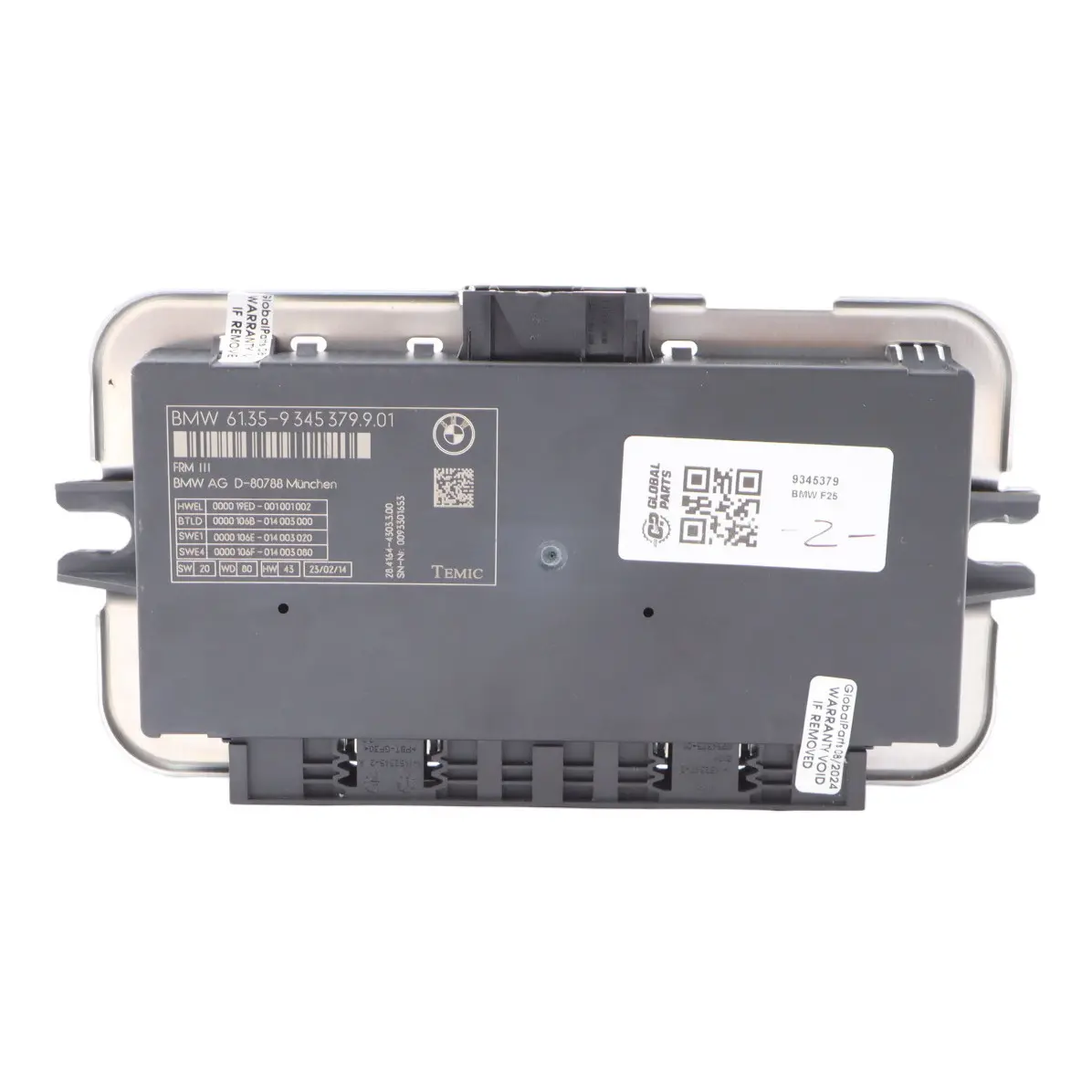 BMW X3 F25 Fußraum Licht Steuergerät Modul ECU FRM3 TEMIC 9345379