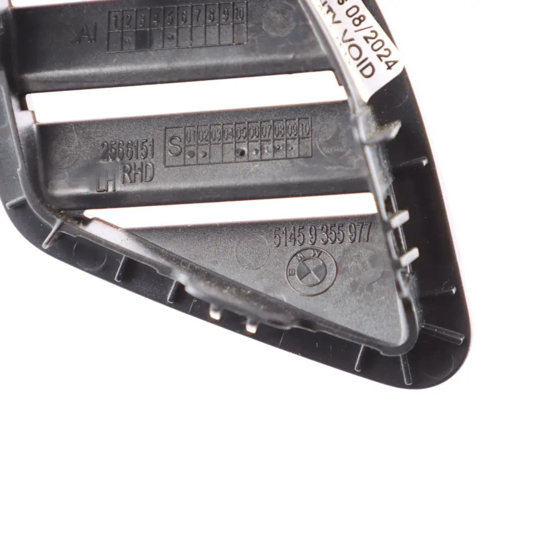 Dashboard Top Left N/S Window Defroster Air Vent Trim Cover to BMW X1 F48 with Part number 9355977 BMW X1 F48 Dashboard Top Left N/S Window Defroster Air Vent Trim Cover - SKU rhd-9355977 - Part number 9355977