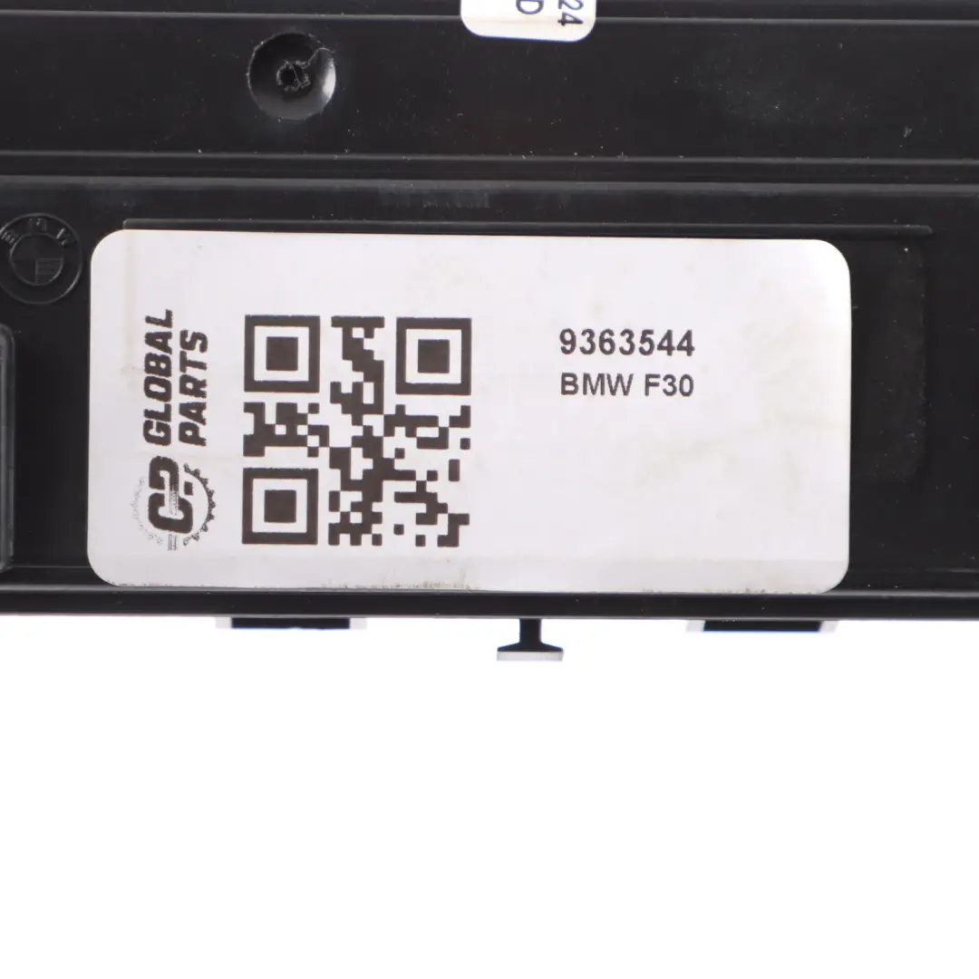  Panneau climatisation BMW F20 F21 LCI F30 A/C Unité contrôle climatique - SKU 9363544 - Numéro de pièce 9363544