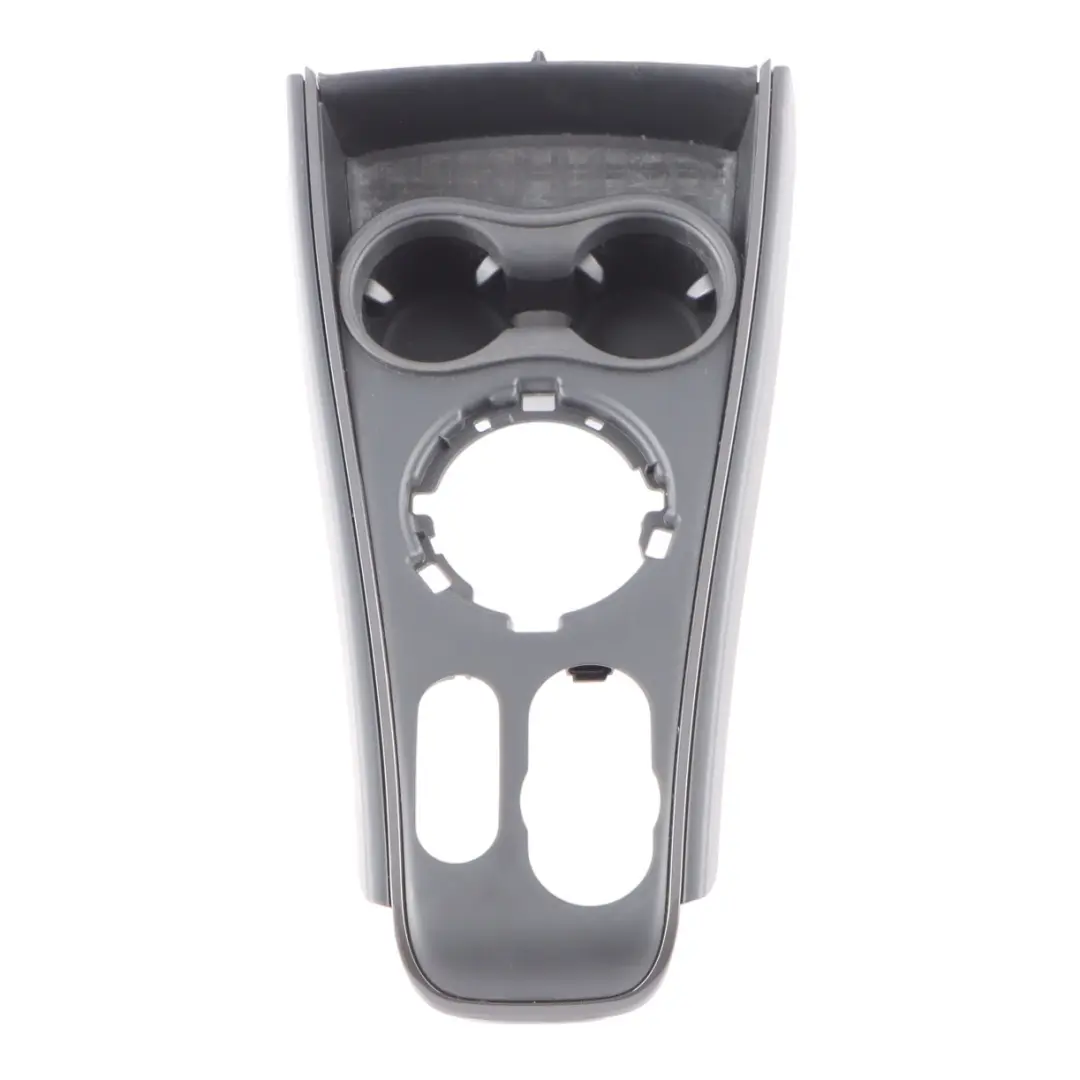 Mini F60 Cover Centre Console Cup Holder Surround Hazy Grey Black - SKU 9370989 - Part number 9370989