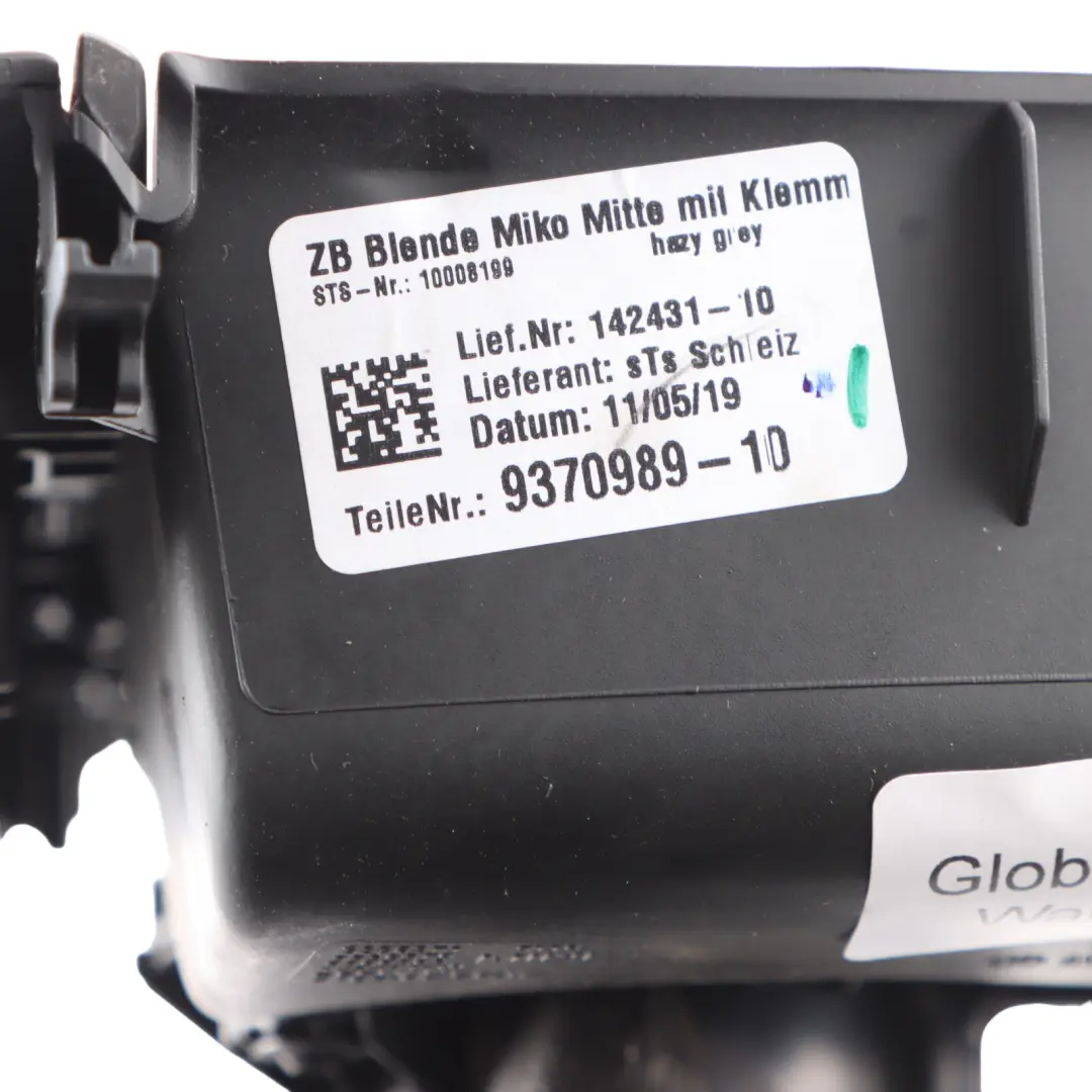 Centre Console Cup Holder Surround Hazy Grey Black to Mini F60 Cover with Part number 9370989 Mini F60 Cover Centre Console Cup Holder Surround Hazy Grey Black - SKU 9370989 - Part number 9370989