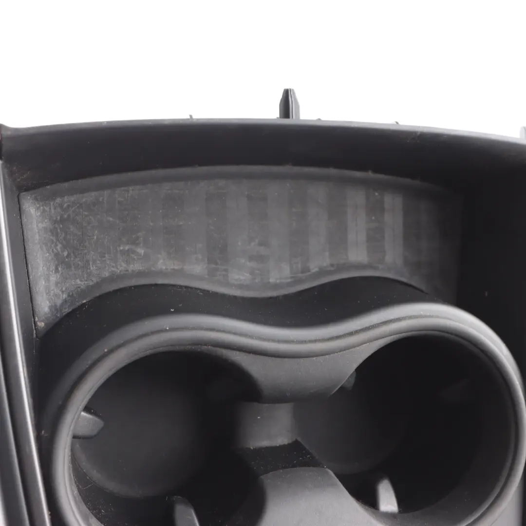 Mini F60 Cover Centre Console Cup Holder Surround Hazy Grey Black - SKU 9370989 - Part number 9370989