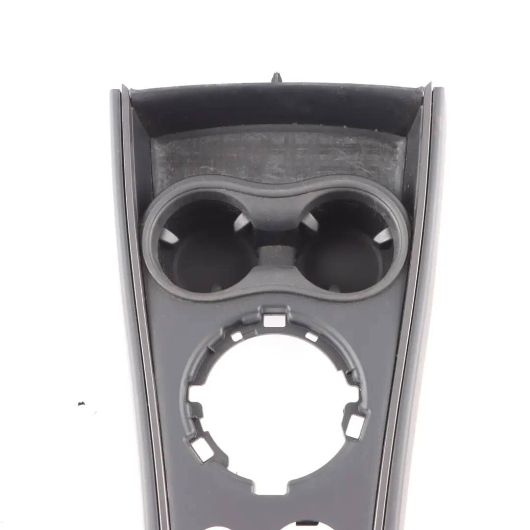 Mini F60 Cover Centre Console Cup Holder Surround Hazy Grey Black - SKU 9370989 - Part number 9370989