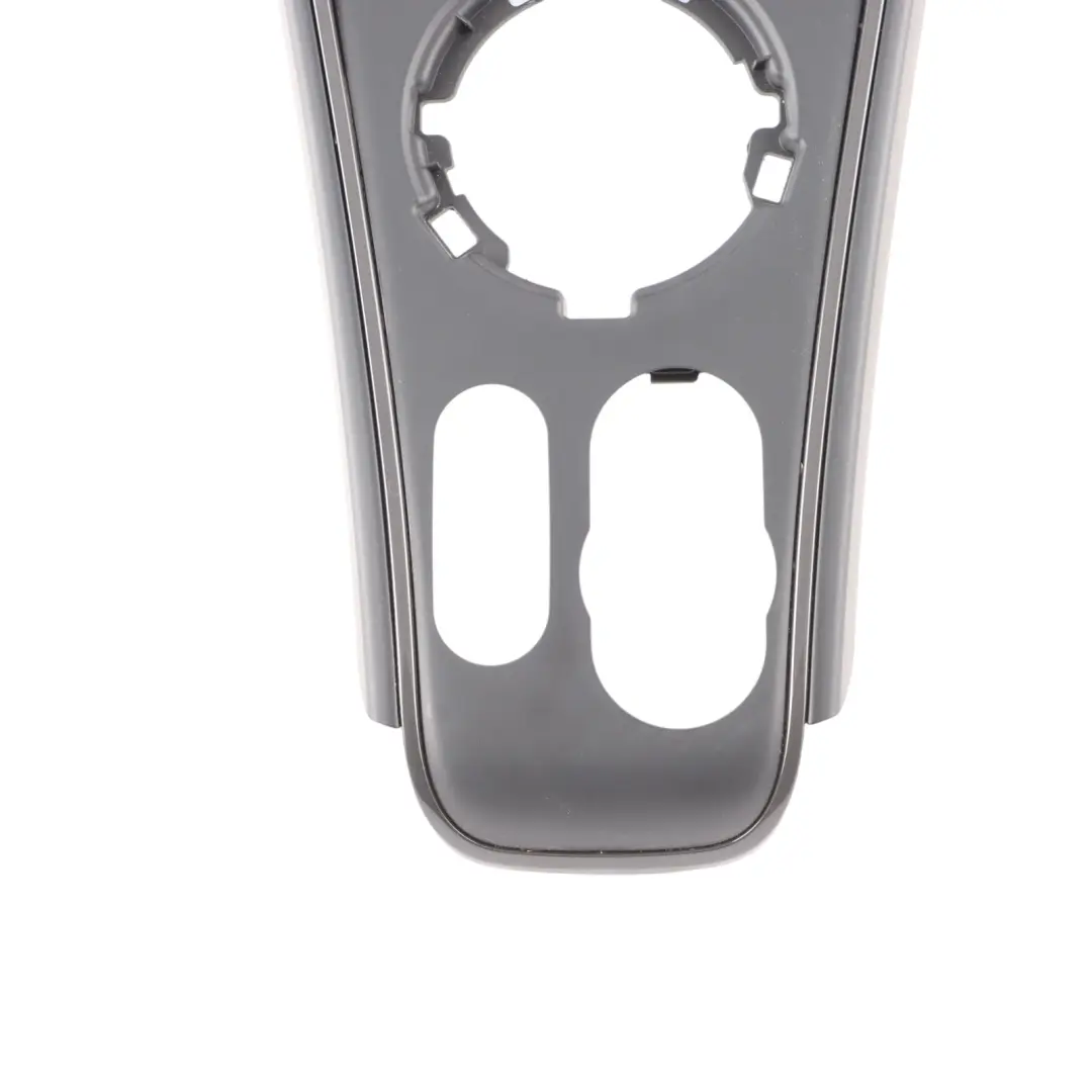 Mini F60 Cover Centre Console Cup Holder Surround Hazy Grey Black - SKU 9370989 - Part number 9370989
