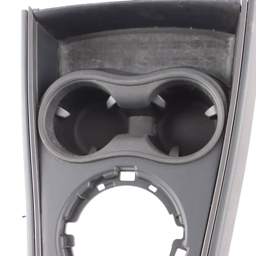 Mini F60 Cover Centre Console Cup Holder Surround Hazy Grey Black - SKU 9370989 - Part number 9370989