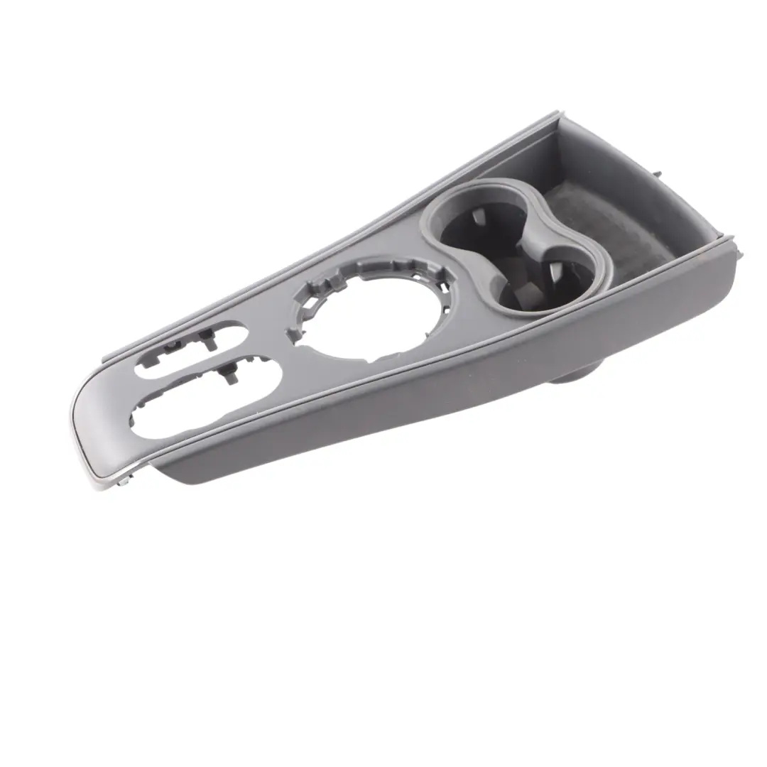 Mini F60 Cover Centre Console Cup Holder Surround Hazy Grey Black - SKU 9370989 - Part number 9370989