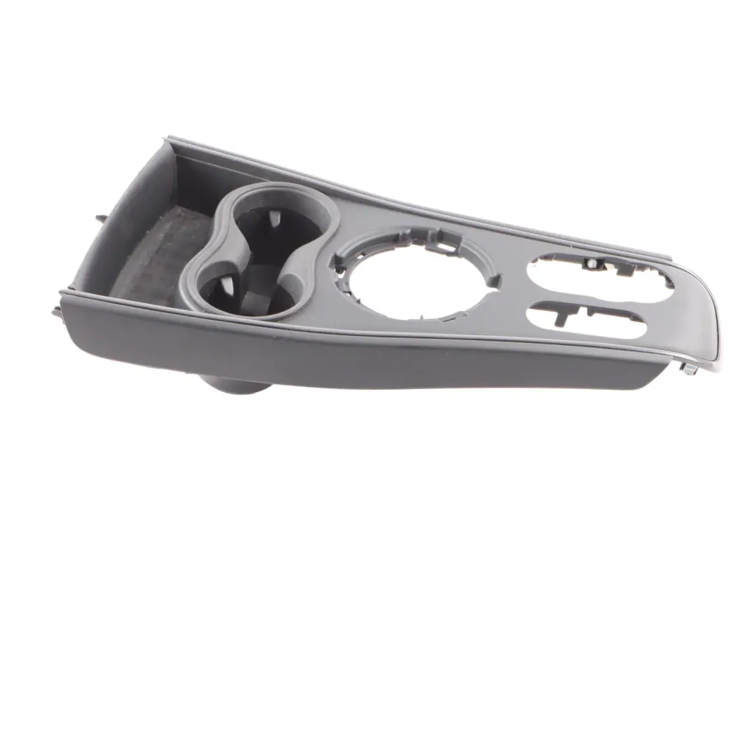 Mini F60 Cover Centre Console Cup Holder Surround Hazy Grey Black - SKU 9370989 - Part number 9370989