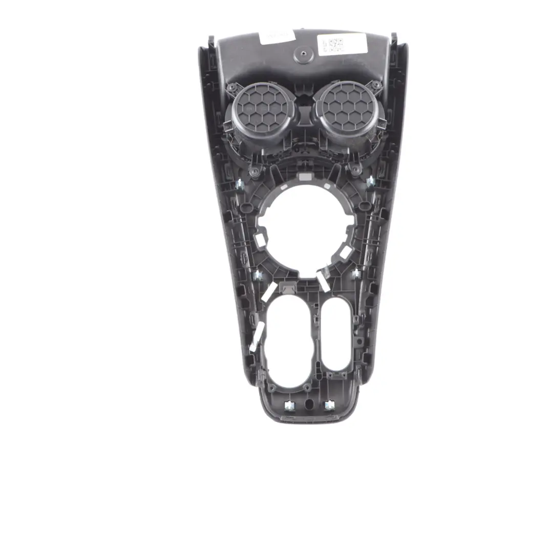 Mini F60 Cover Centre Console Cup Holder Surround Hazy Grey Black - SKU 9370989 - Part number 9370989