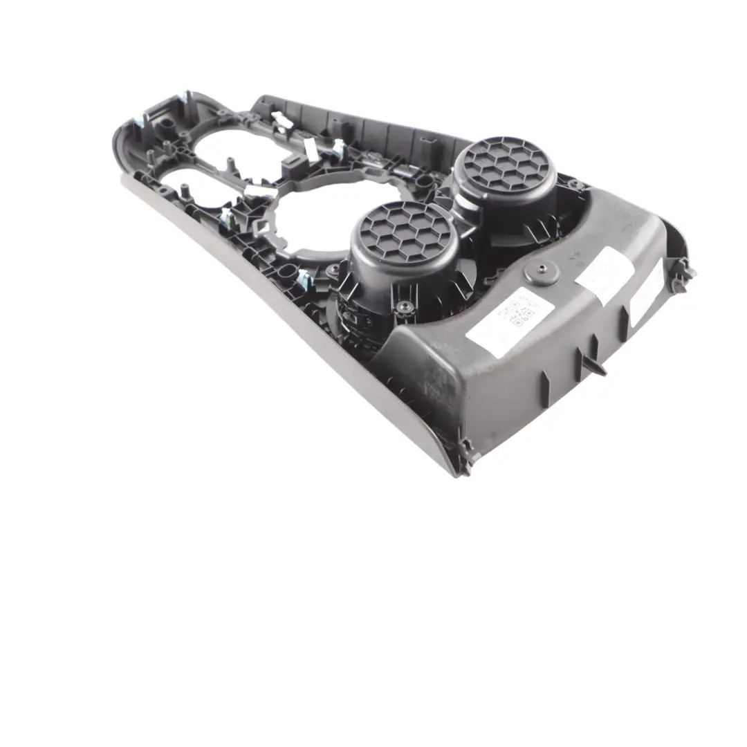 Mini F60 Cover Centre Console Cup Holder Surround Hazy Grey Black - SKU 9370989 - Part number 9370989