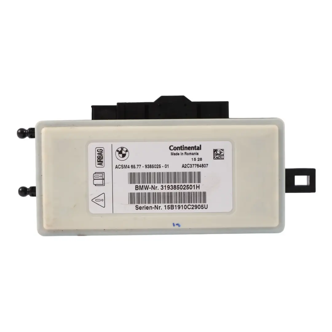 Control Unit BMW F07 F10 F11 F12 F13 F25 Air Module ECU Unit Continental  - SKU 9385025 - Part number 9385025