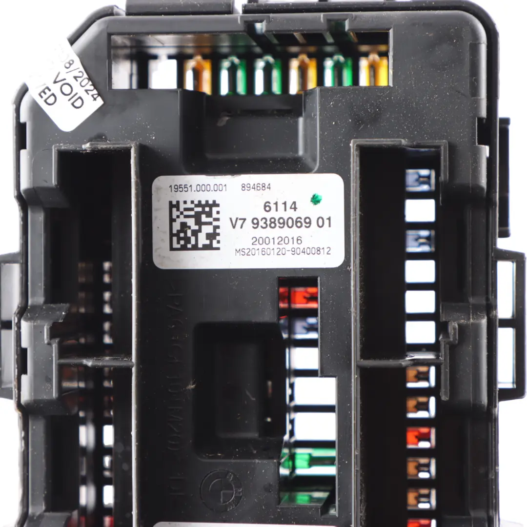 BMW F20 F21 F30 F31 F32 X5 F15 X6 F16 Power Distribution Fuse Box Front - SKU 9389069 - Part number 9389069