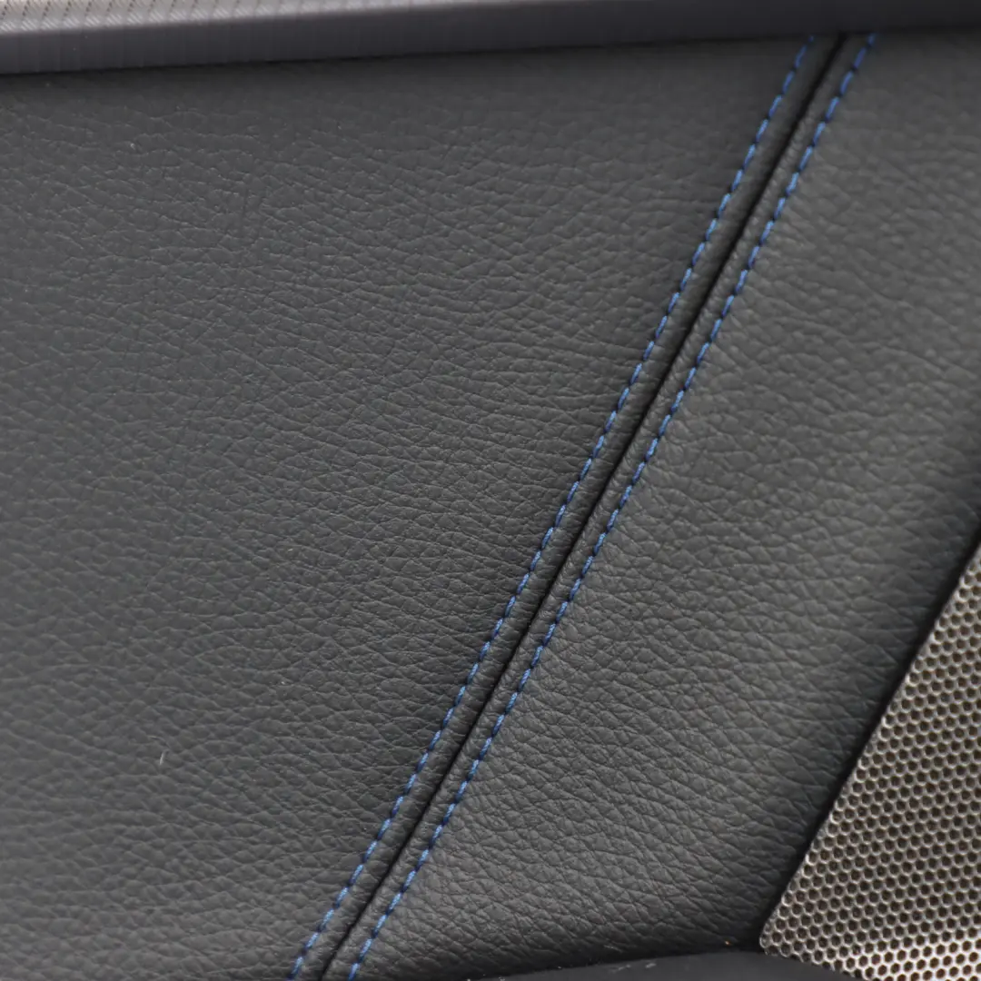 BMW F44 Door Card Rear Left N/S Trim Dakota Black Blue Stitching - SKU 9418359 - Part number 9418359