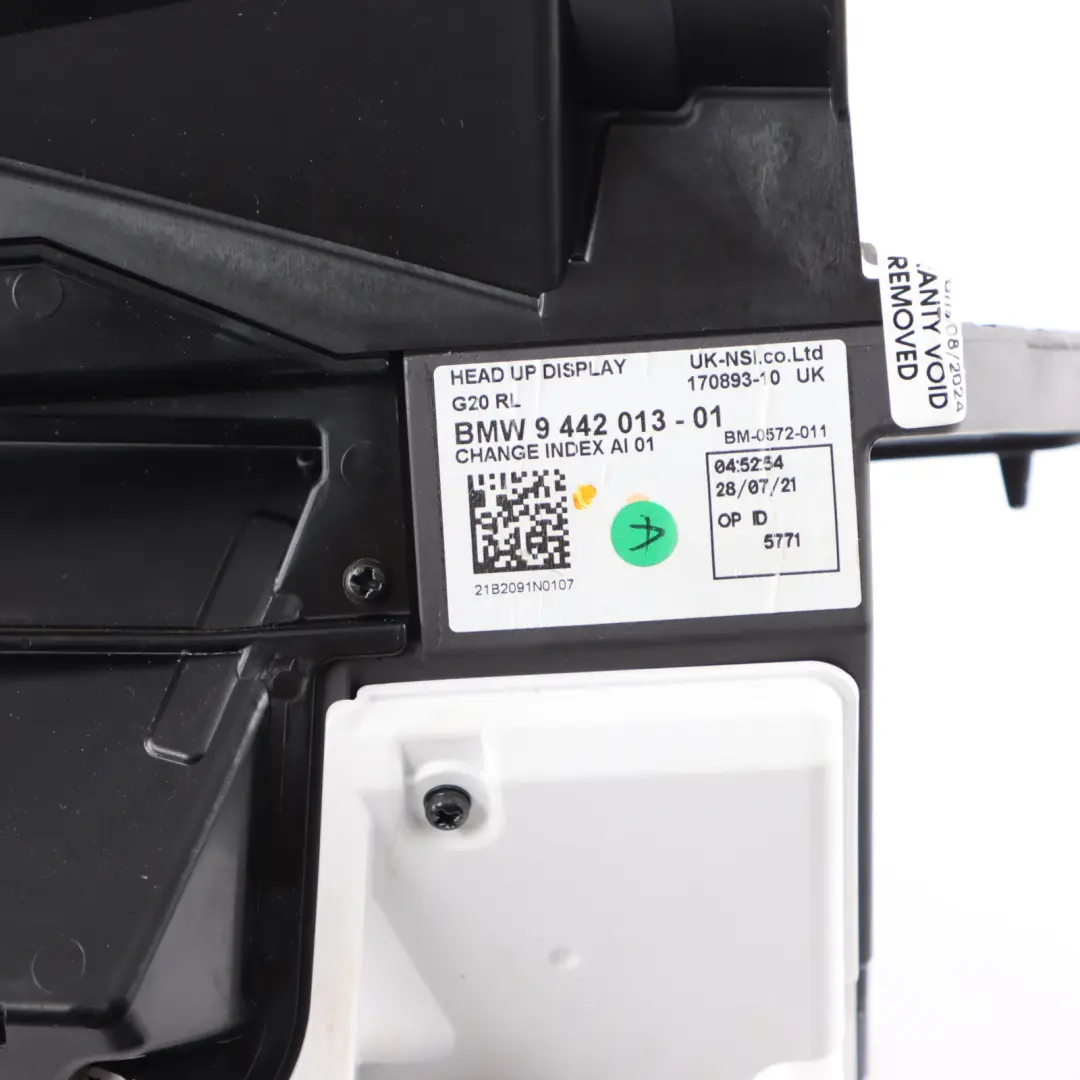 Display Head Up BMW G20 G21 Dashboard Car System HUD Screen Projector to with Part number 9442013 Display Head Up BMW G20 G21 Dashboard Car System HUD Screen Projector - SKU rhd-9442013 - Part number 9442013